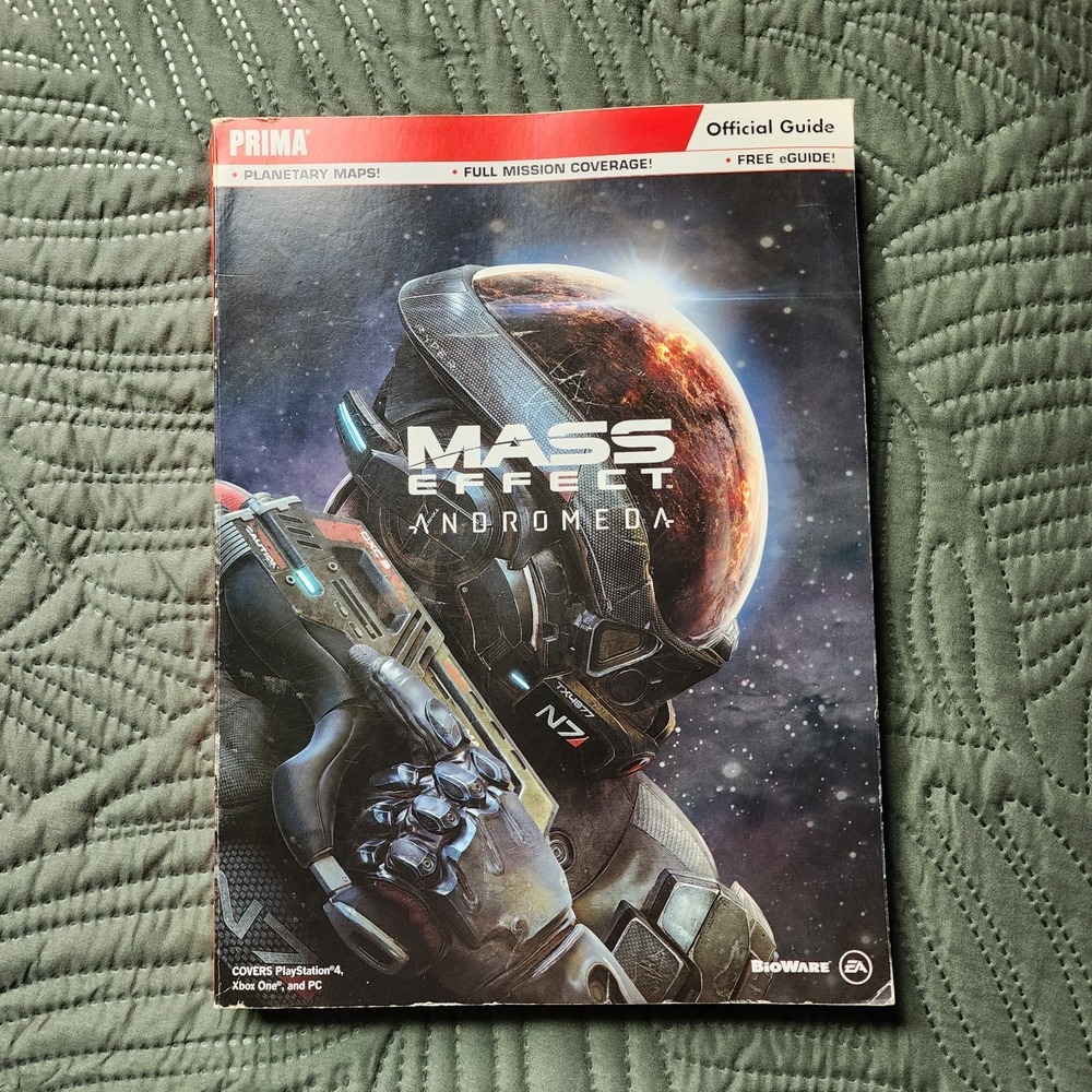 Mass Effect: Andromeda Prima Official Strategy Guide PS4 Xbox One PC BioWare